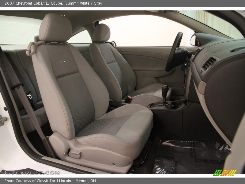 Summit White / Gray 2007 Chevrolet Cobalt LS Coupe