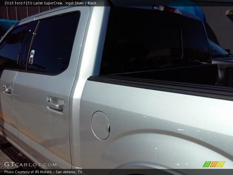 Ingot Silver / Black 2016 Ford F150 Lariat SuperCrew