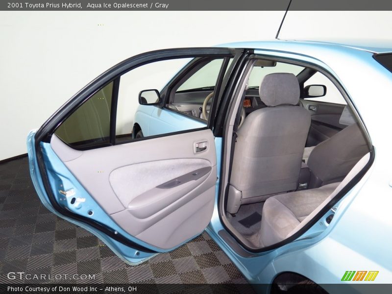 Aqua Ice Opalescenet / Gray 2001 Toyota Prius Hybrid
