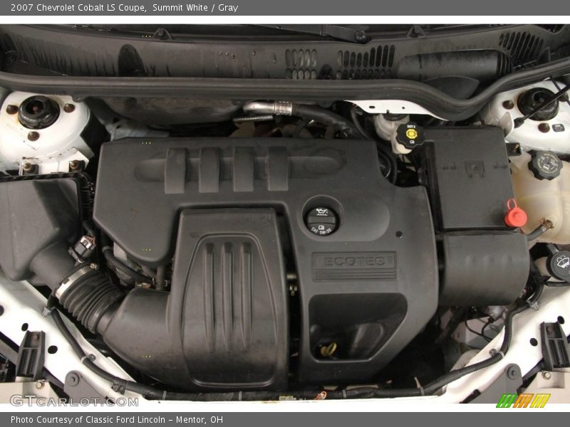 Summit White / Gray 2007 Chevrolet Cobalt LS Coupe