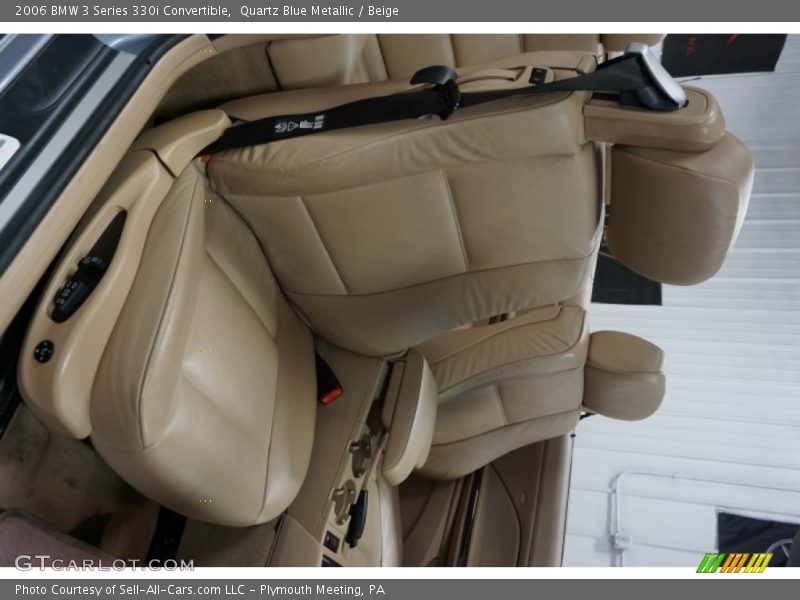 Quartz Blue Metallic / Beige 2006 BMW 3 Series 330i Convertible