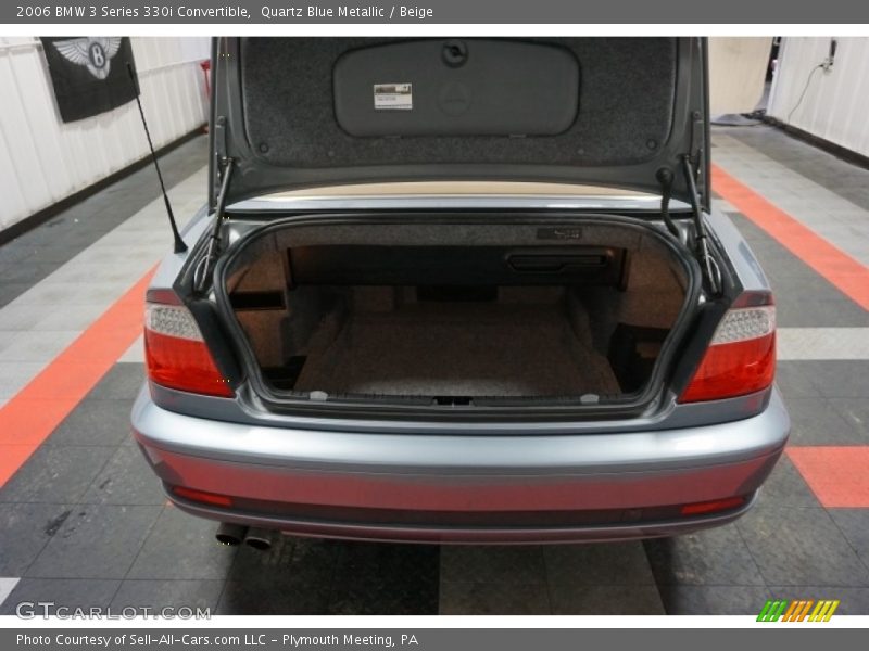 Quartz Blue Metallic / Beige 2006 BMW 3 Series 330i Convertible