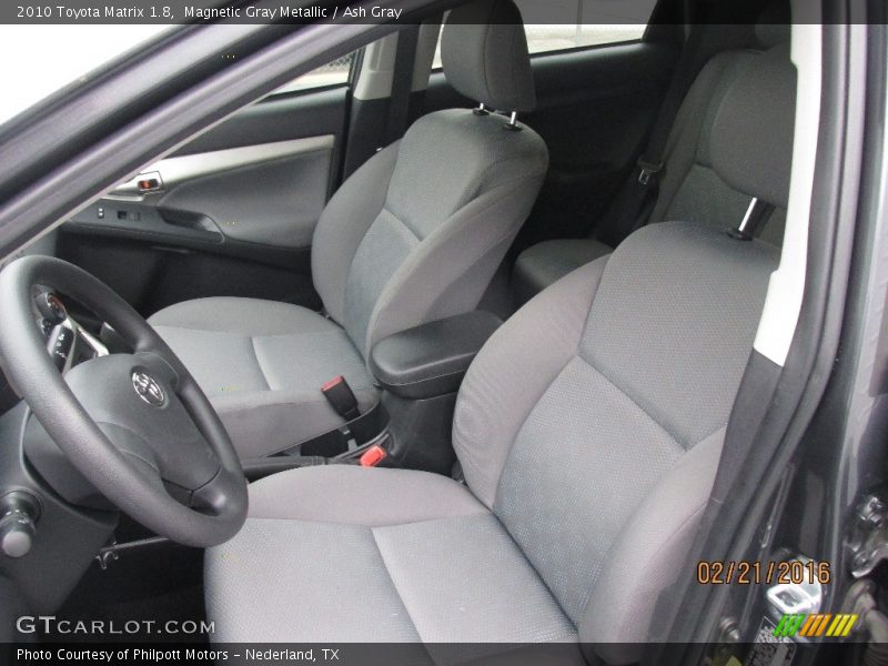Magnetic Gray Metallic / Ash Gray 2010 Toyota Matrix 1.8