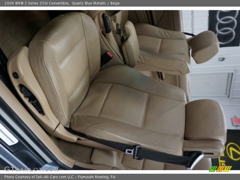 Quartz Blue Metallic / Beige 2006 BMW 3 Series 330i Convertible