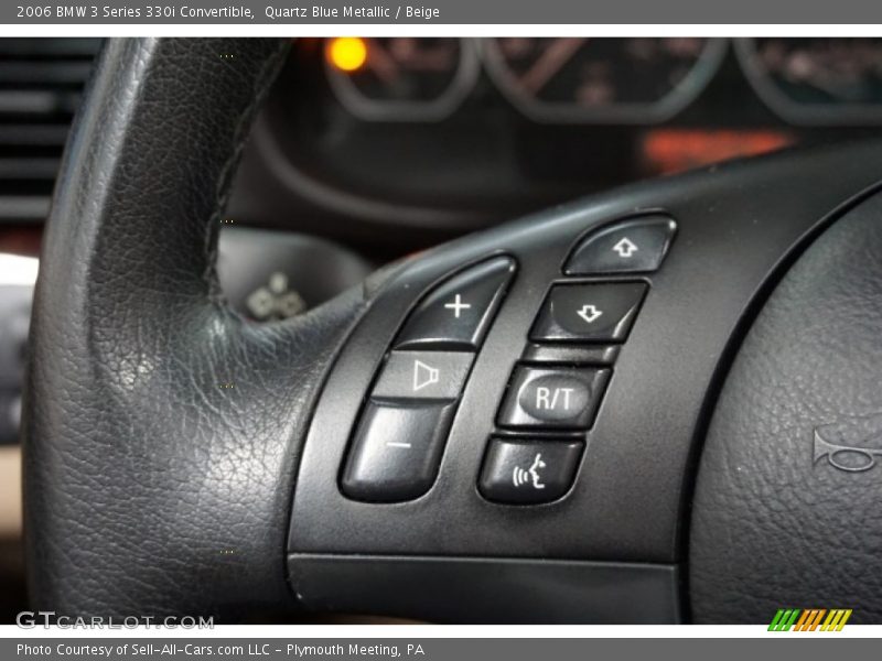 Quartz Blue Metallic / Beige 2006 BMW 3 Series 330i Convertible