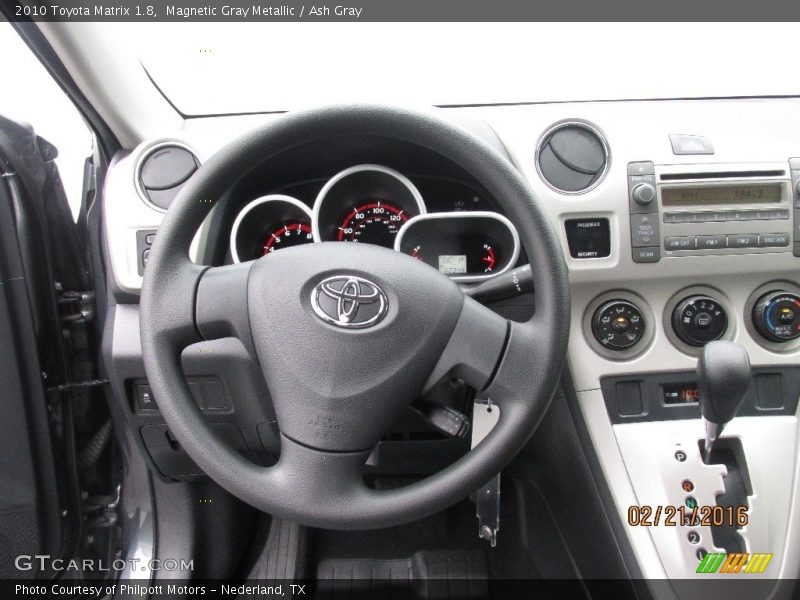 Magnetic Gray Metallic / Ash Gray 2010 Toyota Matrix 1.8