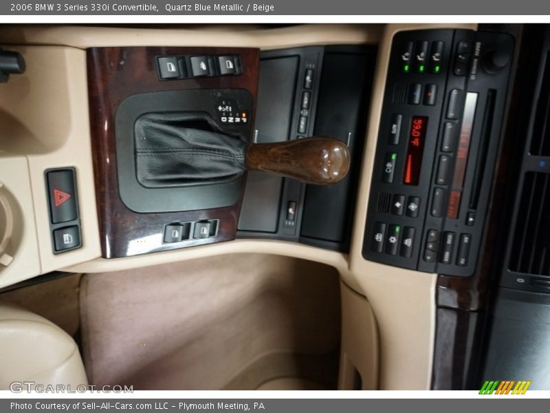 Quartz Blue Metallic / Beige 2006 BMW 3 Series 330i Convertible