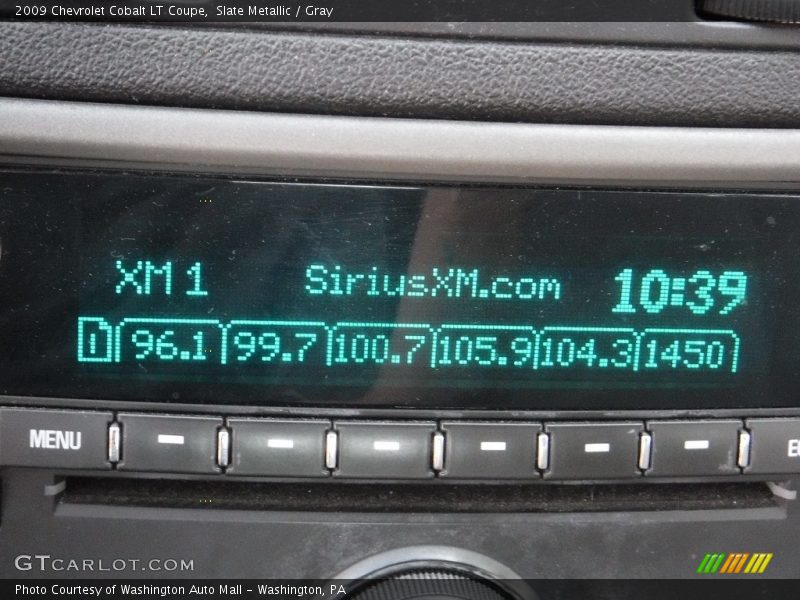 Slate Metallic / Gray 2009 Chevrolet Cobalt LT Coupe