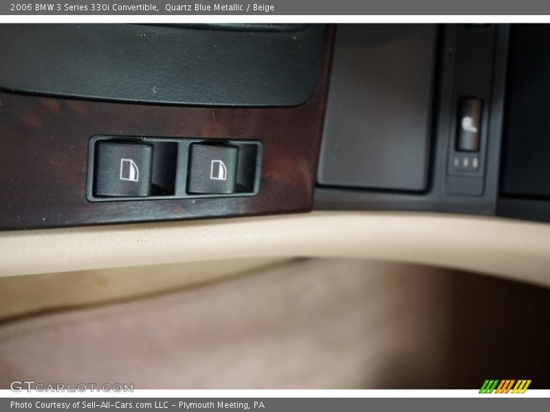 Quartz Blue Metallic / Beige 2006 BMW 3 Series 330i Convertible