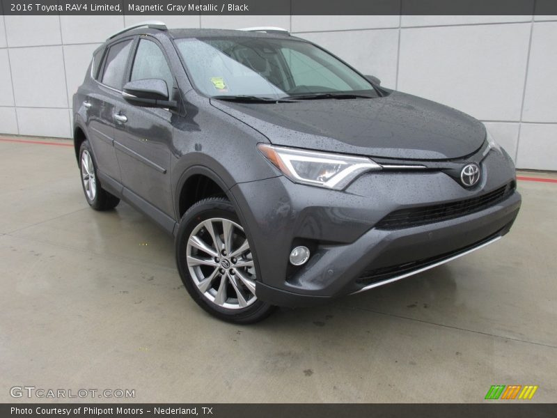 Magnetic Gray Metallic / Black 2016 Toyota RAV4 Limited