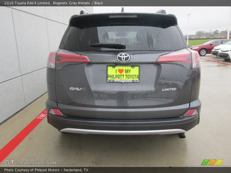 Magnetic Gray Metallic / Black 2016 Toyota RAV4 Limited