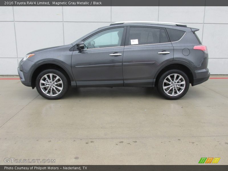 Magnetic Gray Metallic / Black 2016 Toyota RAV4 Limited