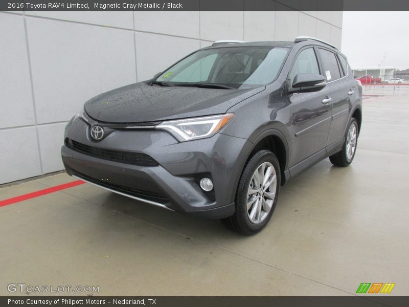 Magnetic Gray Metallic / Black 2016 Toyota RAV4 Limited
