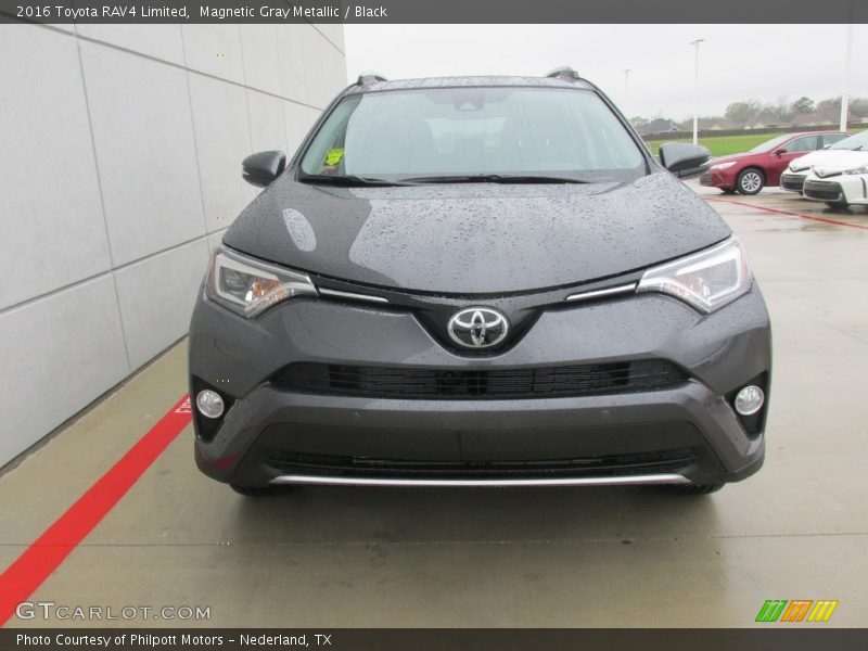 Magnetic Gray Metallic / Black 2016 Toyota RAV4 Limited
