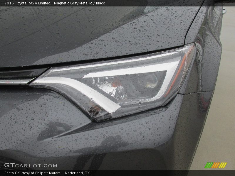 Magnetic Gray Metallic / Black 2016 Toyota RAV4 Limited