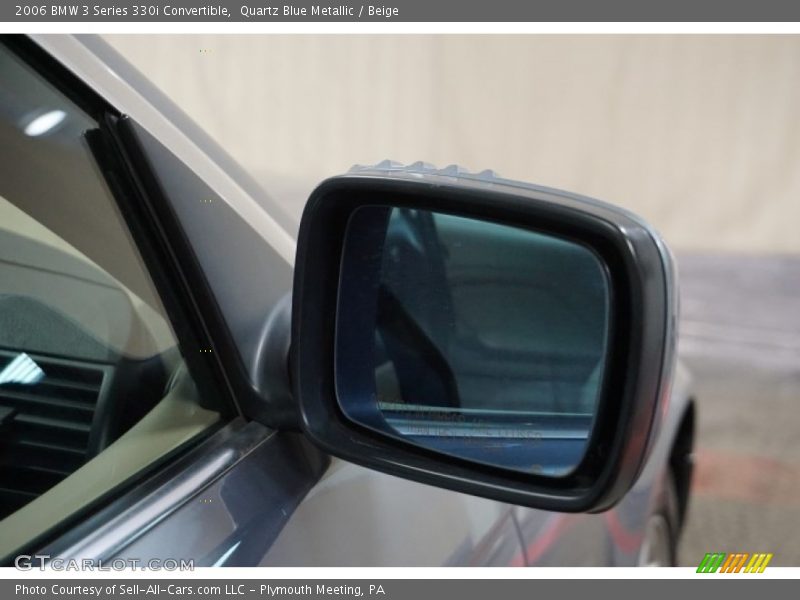 Quartz Blue Metallic / Beige 2006 BMW 3 Series 330i Convertible