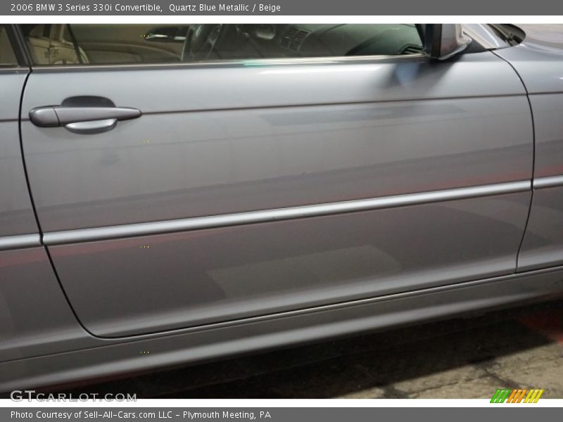 Quartz Blue Metallic / Beige 2006 BMW 3 Series 330i Convertible