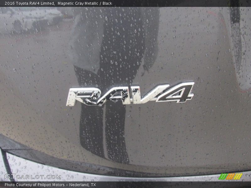 Magnetic Gray Metallic / Black 2016 Toyota RAV4 Limited