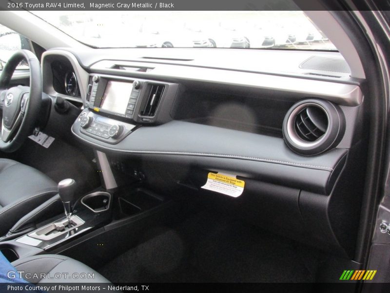 Magnetic Gray Metallic / Black 2016 Toyota RAV4 Limited