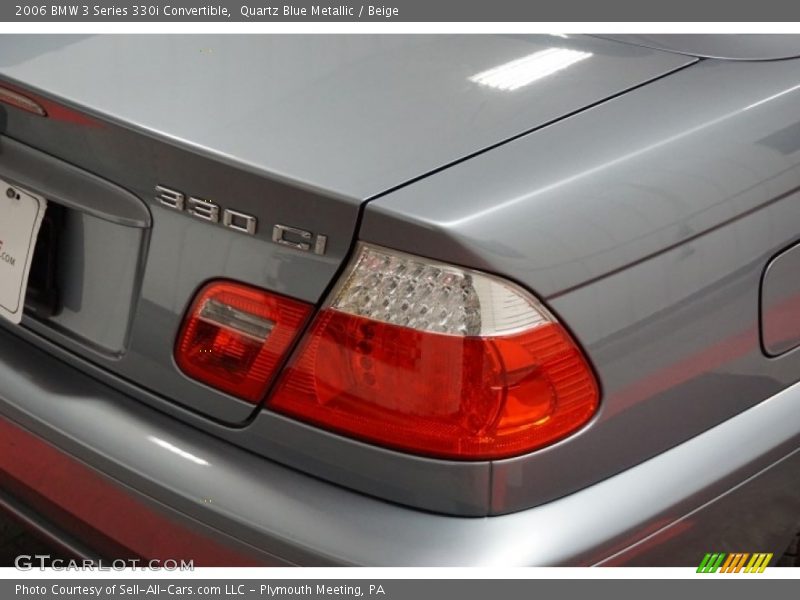 Quartz Blue Metallic / Beige 2006 BMW 3 Series 330i Convertible