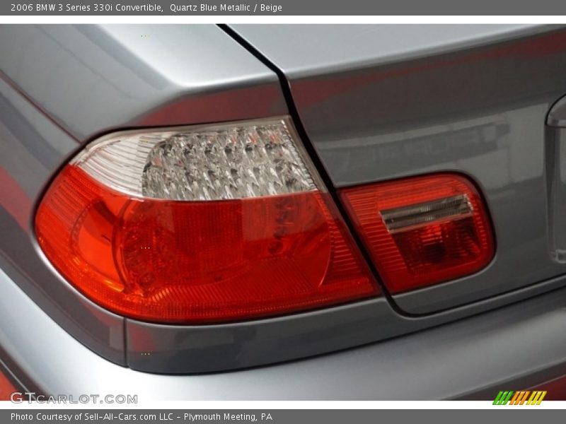 Quartz Blue Metallic / Beige 2006 BMW 3 Series 330i Convertible