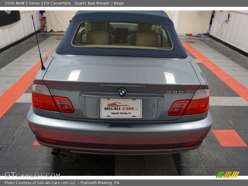 Quartz Blue Metallic / Beige 2006 BMW 3 Series 330i Convertible