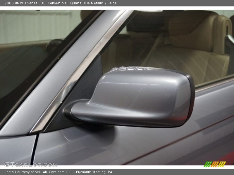 Quartz Blue Metallic / Beige 2006 BMW 3 Series 330i Convertible