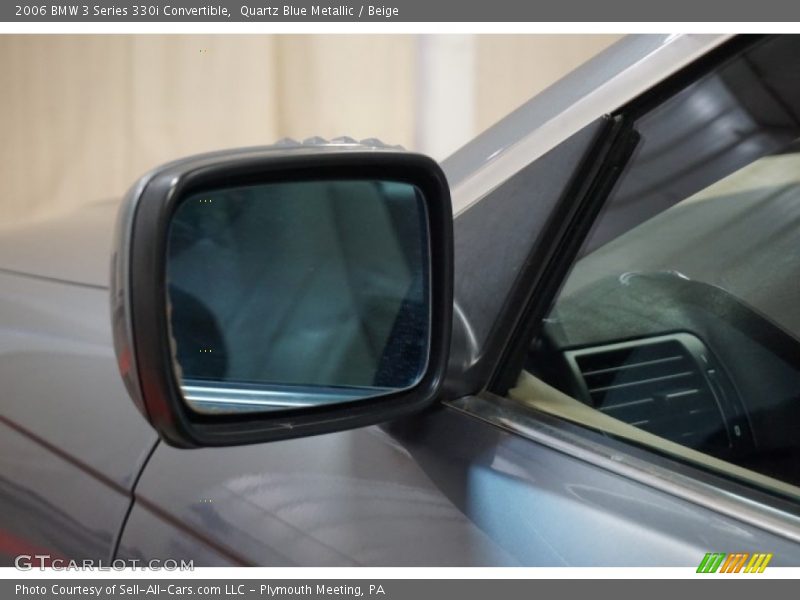 Quartz Blue Metallic / Beige 2006 BMW 3 Series 330i Convertible