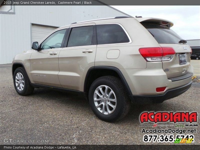 Cashmere Pearl / Black 2015 Jeep Grand Cherokee Laredo