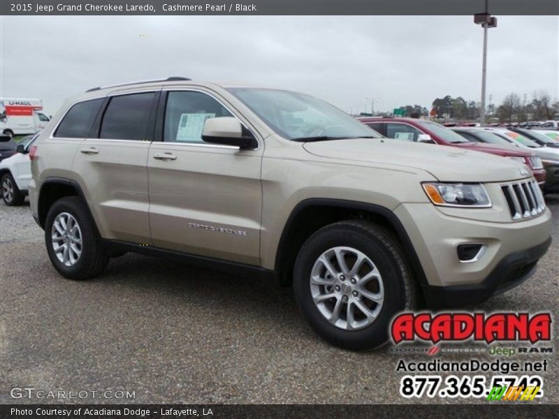 Cashmere Pearl / Black 2015 Jeep Grand Cherokee Laredo