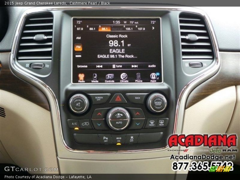 Cashmere Pearl / Black 2015 Jeep Grand Cherokee Laredo
