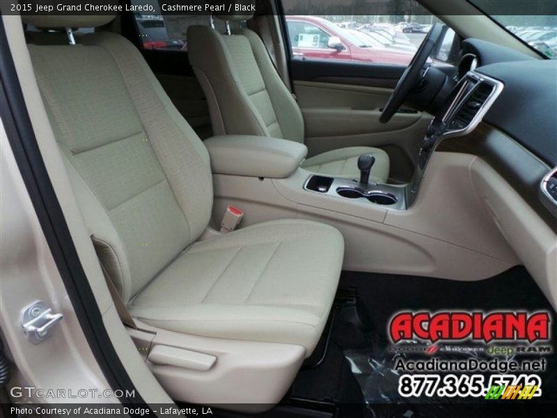 Cashmere Pearl / Black 2015 Jeep Grand Cherokee Laredo