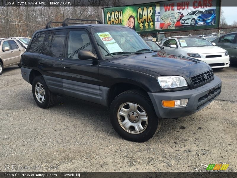 Black / Gray 1999 Toyota RAV4 4WD