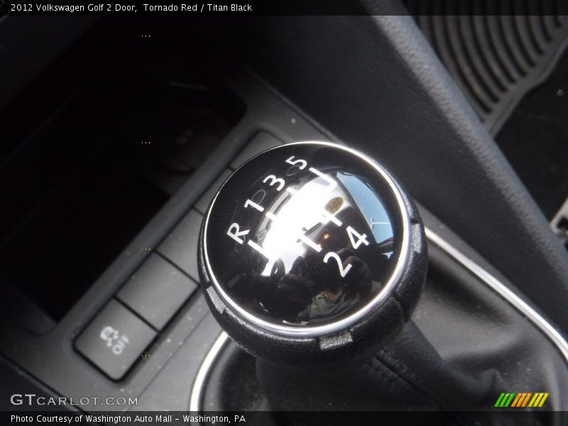 Tornado Red / Titan Black 2012 Volkswagen Golf 2 Door