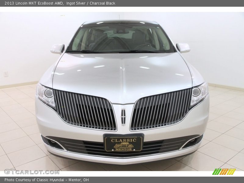 Ingot Silver / Charcoal Black 2013 Lincoln MKT EcoBoost AWD