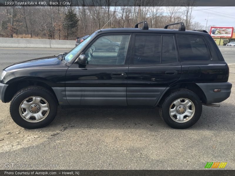 Black / Gray 1999 Toyota RAV4 4WD