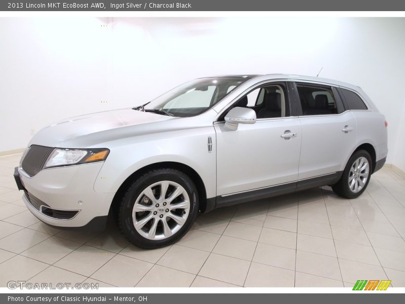 Ingot Silver / Charcoal Black 2013 Lincoln MKT EcoBoost AWD