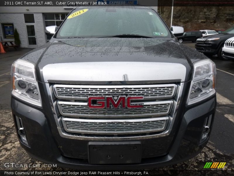 Cyber Gray Metallic / Jet Black 2011 GMC Terrain SLT AWD