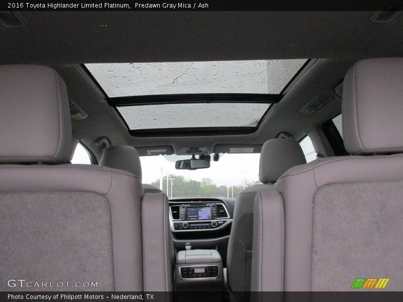 Predawn Gray Mica / Ash 2016 Toyota Highlander Limited Platinum