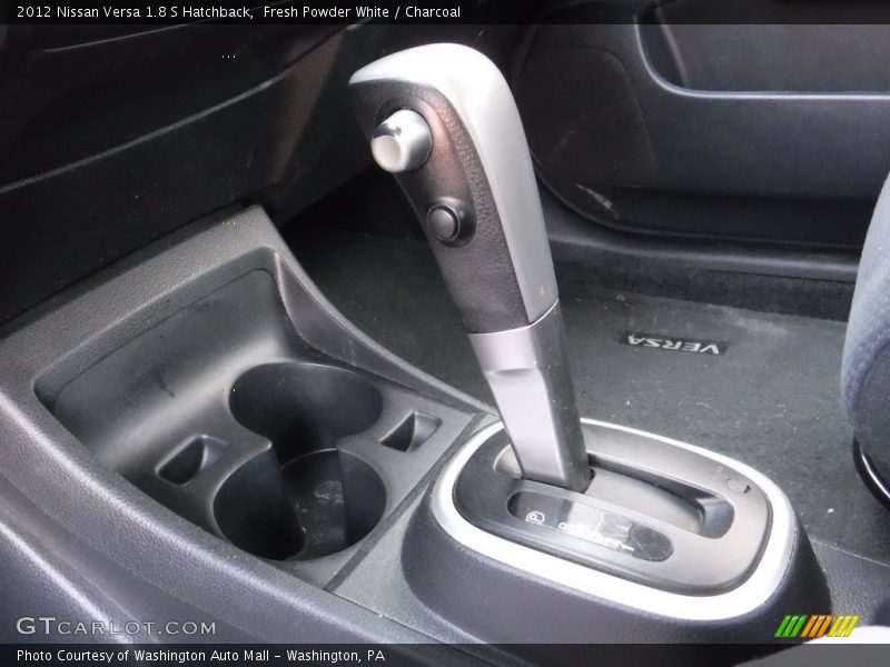 Fresh Powder White / Charcoal 2012 Nissan Versa 1.8 S Hatchback