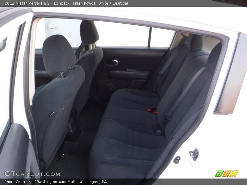 Fresh Powder White / Charcoal 2012 Nissan Versa 1.8 S Hatchback