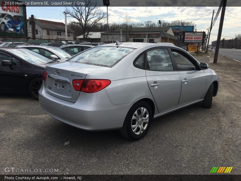 Liquid Silver / Gray 2010 Hyundai Elantra SE