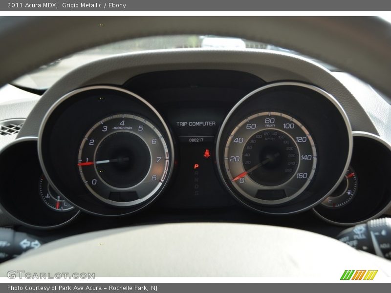 Grigio Metallic / Ebony 2011 Acura MDX