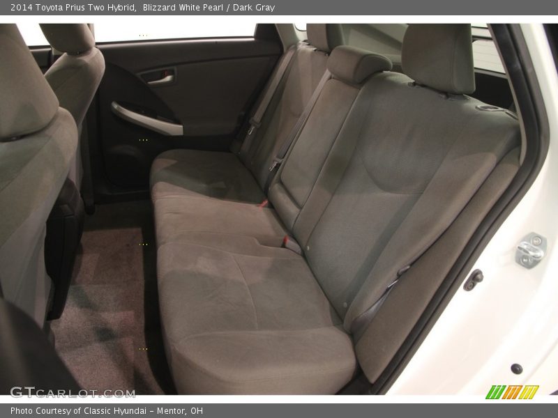 Blizzard White Pearl / Dark Gray 2014 Toyota Prius Two Hybrid