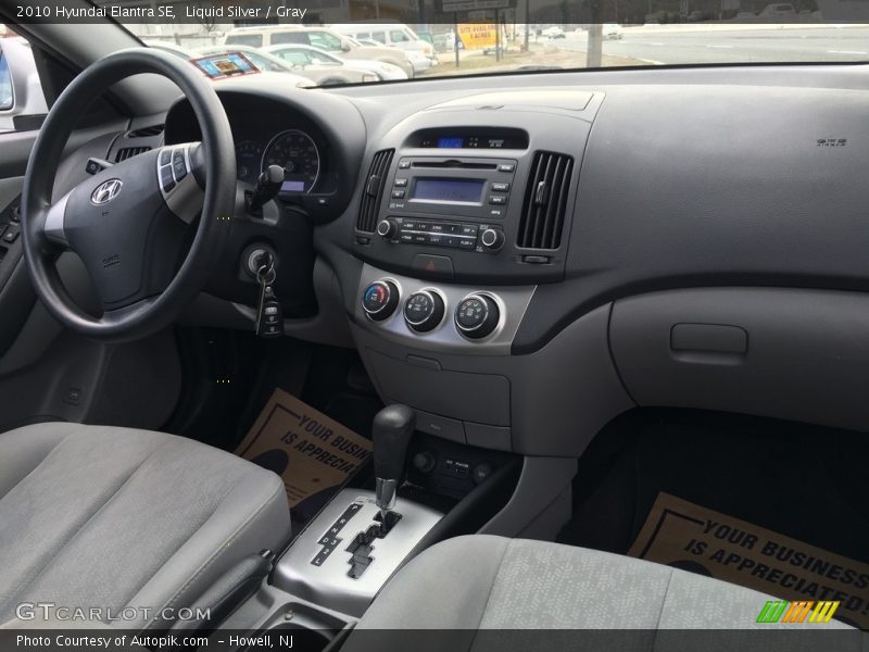 Liquid Silver / Gray 2010 Hyundai Elantra SE