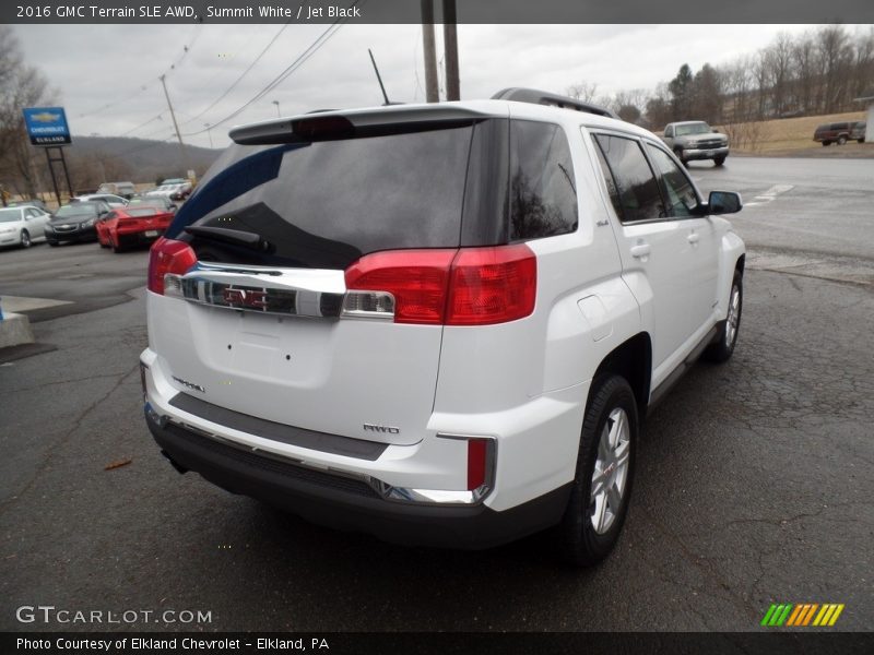 Summit White / Jet Black 2016 GMC Terrain SLE AWD