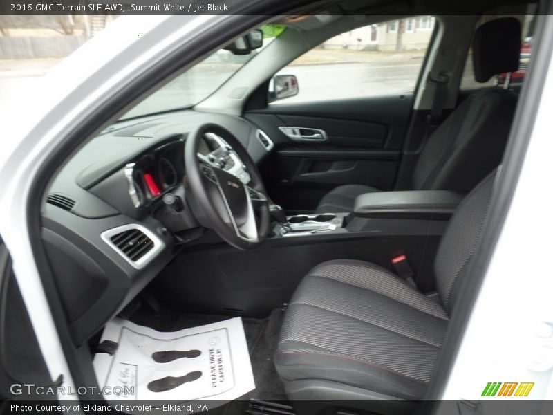 Summit White / Jet Black 2016 GMC Terrain SLE AWD