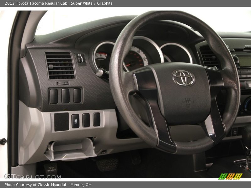 Super White / Graphite 2012 Toyota Tacoma Regular Cab