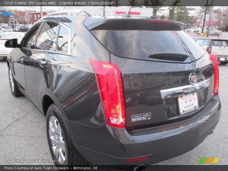 Graphite Metallic / Ebony/Ebony 2016 Cadillac SRX Luxury AWD