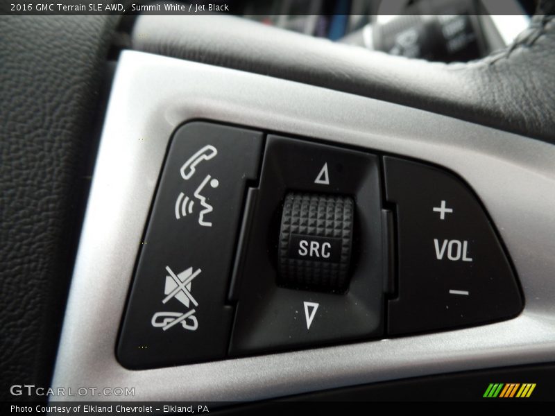 Summit White / Jet Black 2016 GMC Terrain SLE AWD